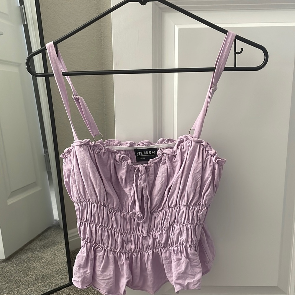 Purple/Lavender Smock Tank Top